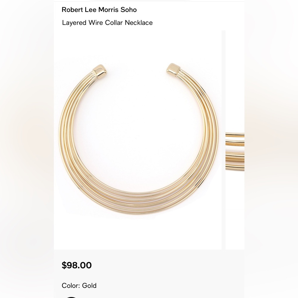 Elegant Gold Choker Necklace